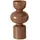 Boltze Vase NELIKA, H 29 cm - Braun - Glas - lackiert