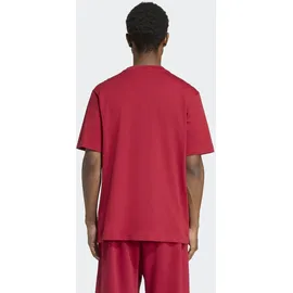 adidas ESSENTIALS SMALL LOGO SINGLE JERSEY rot XXL