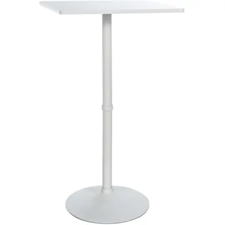 CLP Stehtisch 60 X 60 cm, weiß/weiß
