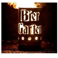 Feuertonne Biergarten Feuerstelle Feuersäule Feuerschale Grillfeuer