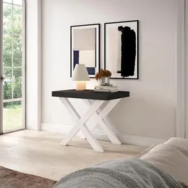 SKRAUT HOME Ausziehtisch 262 x 73 x 90 cm schwarz