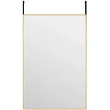 vidaXL Türspiegel Golden 40x60 cm Glas und Aluminium