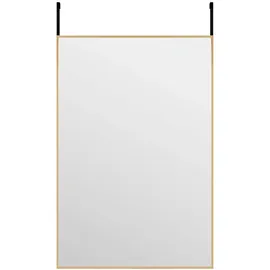 vidaXL Türspiegel Golden 40x60 cm Glas und Aluminium