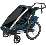 Thule Chariot Cross 1 aluminium/majolica blue