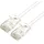 ROLINE GREEN UTP Patchkabel Cat.6A (Class EA), LSOH, slim, weiß, 0,5 m
