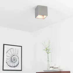 Licht-Erlebnisse Deckenstrahler Beton Eckig