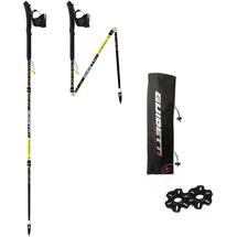 Guidetti Platinium Neo Perf Laufstöcke 120 cm schwarz