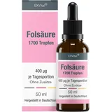 Folsäure Tropfen, 400 μg pro Tagesdosis von von EXVital