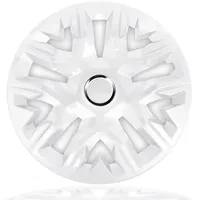 NRM Radkappe Radzierblende NRM PERFECTO 14 Zoll Weiß lackiert, 14 in Zoll, (4-St) weiß