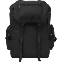 vidaXL Armeerucksack 65 L Schwarz