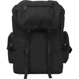 vidaXL Armeerucksack 65 L Schwarz