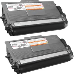 2 Ampertec Toner kompatibel mit Brother TN-3380  Doppelpack  schwarz