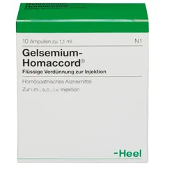 GELSEMIUM HOMACCORD Ampullen 10 St Ampullen