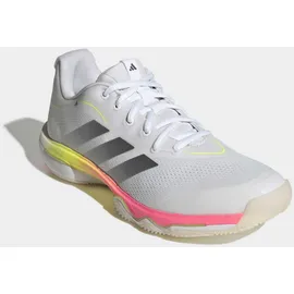 adidas CRAZYFLIGHT 7 Herren Handballschuhe, weiß, Größe 42 in Silber FTWWHT/SOLTUR/FTWWHT