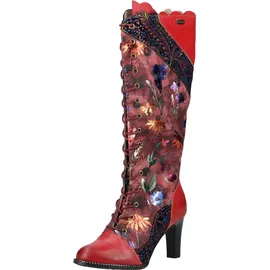 LAURA VITA Schnürstiefel Damen Rot 38