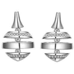 IUN Silver Couture ES00617A1-WW Ohrringe New Wave Silber 925 Zirkonia