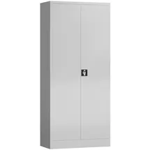 Lüllmann Mehrzweckschrank Spind Spindschrank abschließbar 180x80x38cm (RAL 7035 lichtgrau