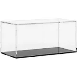 vidaXL Vitrine, Schaukasten Staubschutz, Sammlervitrine für Sammlerstücke Spielzeug Figuren, Ausstellungsbox Acrylbox, Transparent Acryl