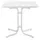 Beautissu Bistrotisch 60 x 60 x 70 cm Weiß