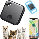 QianShouYan Heimtiertracker Bluetooth-Tracker Pet Locator Verlustprävention Wird mit Schutzhülle geliefert Tragbares Gerät abnehmbar ideal für Handtasche, Gepäck, Haustiertracker(Gilt nur für IOS)