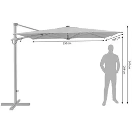 SUNCOMFORT Familyflex 250 x 250 cm Helles Taupe
