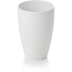 4x Becher Set, Ø 8,5 cm, 380 ml, weiß, Porzellan, Kaffee Tasse