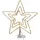 Star Trading LED Dekoobjekt Baumspitze TOPSY 3er Stern gold, 30 LEDs ww, IP44, warmweiß