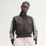 adidas SATIN FIREBIRD ORIGINALS JACKE, SCHLANGENPRINT - earth strata, aurora coffee, - S,