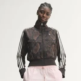adidas SATIN FIREBIRD ORIGINALS JACKE, SCHLANGENPRINT - earth strata, aurora coffee, - S,