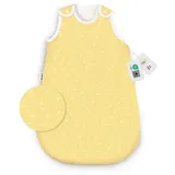 Ehrenkind Ehrenkind® Baby Sommerschlafsack Rund | Bio-Baumwolle | Sommer Schlafsack Gr. 50/56 Vanille-Weiße Pusteblume | Schlafsack Baby Schlafsack Kinder