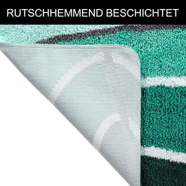 OTTO home Juna mit Muster Petrol 50 x 80 cm