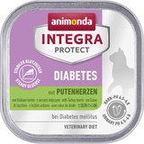 Animonda Integra Protect Diabetes mit Putenherzen 16 x 100 g