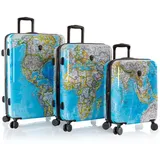 HEYS Black Camo Koffer-Set 3-tlg. blau
