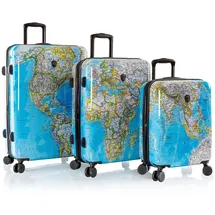 HEYS Black Camo Koffer-Set 3-tlg. blau
