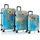 HEYS Black Camo Koffer-Set 3-tlg. blau