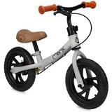 MOMI Unisex Jugend BREKI Kinderlaufrad für Mädchen und Jungen ab 3 Jahren, Grey, Standard