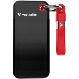 Verbatim Pocket SSD, Schwarz/Rot 1TB USB-C 3.1 (32192)