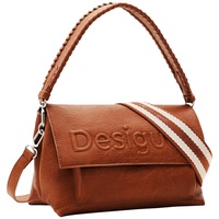 Desigual Women's Half Logo 24 VEN Accessories PU Across Body Bag, Brown