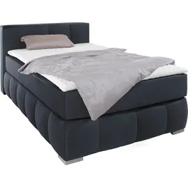 Home Affaire Boxspringbett »Chelles« inkl. Kaltschaumtopper, in 5 Breiten und 3 Matratzenarten grau