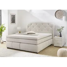 Jockenhöfer Gruppe Boxspringbett »Mila erhältlich in der Größe 180x200cm«, Kaltschaumtopper, 7-Zonen-TTFK-Matratze, mehrere Härtegrade wählbar