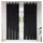 vidaXL Verdunkelungsvorhänge 2 pcs Schwarz 140 x 245 cm Samt