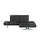 KOINOR Ecksofa Francis ¦ schwarz ¦ Maße (cm): B: 238 H: 93 T: 190.0
