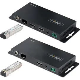 Startech HDMI Extender 4K 60Hz 7.1-Kanal Audio Monomode Multimode LC HDMI Extender,