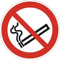 HP Autozubehör Verbotszeichen ASR A1.3/DIN EN ISO 7010 Rauchen verboten Kunststoff