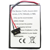 AccuCell Akku passend für Becker Traffic Assist Z201, S30, 338937010150