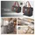 Tectake Madison 4-Rollen 76 cm / 90 l grau/silber