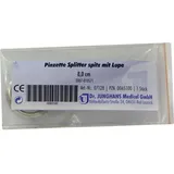 Dr. Junghans Pinzette Splitter spitz mit Lupe 8 cm