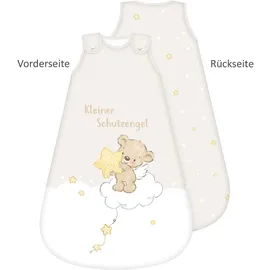 Herding 3385232235 - babybest® Babyschlafsack, Kleiner Schutzengel, Baumwolle, weiß/beige, 70x45cm