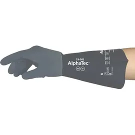 Ansell Chemiehandschuhe AlphaTec 53-001 Gr.10 grau/schwarz EN 388,EN 374,EN 407 6 PA