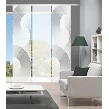 Vision S Schiebevorhang ¦ grau ¦ Synthetik ¦ Maße (cm): B: 60 H: 260